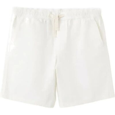 Mango Cotton Shorts With Drawstring 122 Cream 122 Mango Cotton Shorts With Drawstring 122 Cream 122