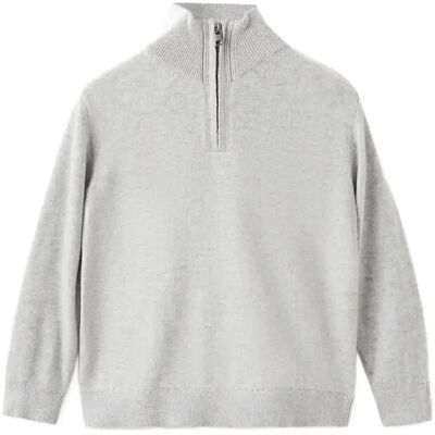 Mango Perkins-Neck Sweater 9-12M Grey 9-12M Mango Perkins-Neck Sweater 9-12M Grey 9-12M