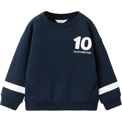 Mango Printed Cotton Sweatshirt 18-24M Navy 18-24M Mango Printed Cotton Sweatshirt 18-24M Navy 18-24M