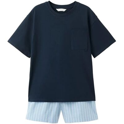 Mango Short Pyjama Set 11-12 Navy 11-12 Mango Short Pyjama Set 11-12 Navy 11-12