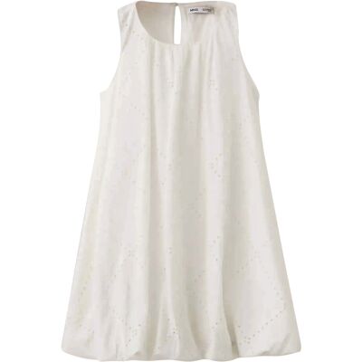 Mango Short Balloon Dress 11-12 Cream 11-12 Mango Short Balloon Dress 11-12 Cream 11-12