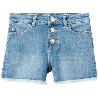 Mango Frayed Hem Shorts 134 Blue 134 Mango Frayed Hem Shorts 134 Blue 134