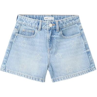 Mango Star Rhinestone Shorts 134 Blue 134 Mango Star Rhinestone Shorts 134 Blue 134