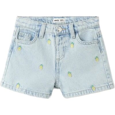 Mango Lemon Denim Shorts 12-18M Blue 12-18M Mango Lemon Denim Shorts 12-18M Blue 12-18M