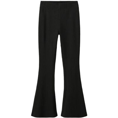 Mango Flared Cotton Leggings 13-14 Black 13-14 Mango Flared Cotton Leggings 13-14 Black 13-14