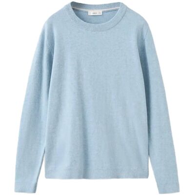 Mango Knitted Cotton Sweater 9-10 Blue 9-10 Mango Knitted Cotton Sweater 9-10 Blue 9-10