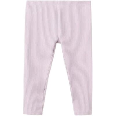 Mango Cotton Ribbed Leggings 12-18M Purple 12-18M Mango Cotton Ribbed Leggings 12-18M Purple 12-18M