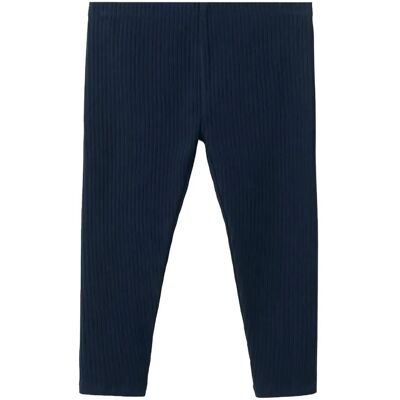 Mango Cotton Ribbed Leggings 12-18M Navy 12-18M Mango Cotton Ribbed Leggings 12-18M Navy 12-18M