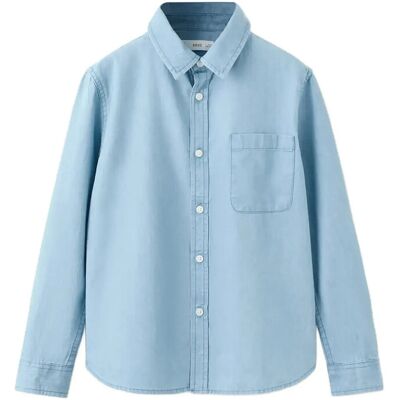 Mango Cotton Denim Shirt 152 Blue 152 Mango Cotton Denim Shirt 152 Blue 152