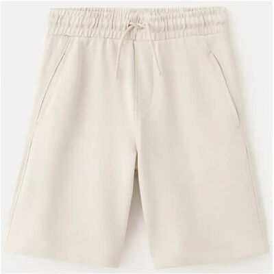 Mango Basic Cotton Bermuda Shorts 11-12 Cream 11-12 Mango Basic Cotton Bermuda Shorts 11-12 Cream 11-12