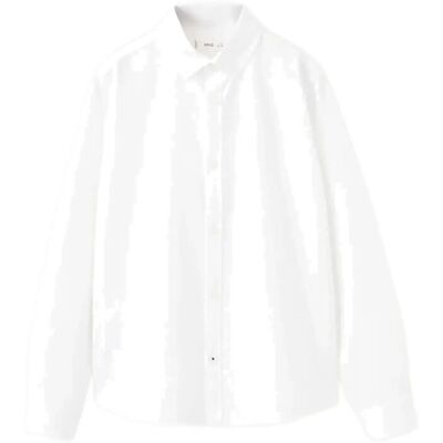 Mango Oxford Cotton Shirt 18-24M White 18-24M Mango Oxford Cotton Shirt 18-24M White 18-24M