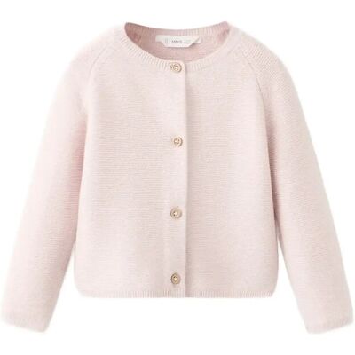 Mango Long Sleeves Knit Cardigan 9-12M Pink 9-12M Mango Long Sleeves Knit Cardigan 9-12M Pink 9-12M