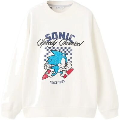 Mango Printed Sonic Sweatshirt 9-10 Blue 9-10 Mango Printed Sonic Sweatshirt 9-10 Blue 9-10