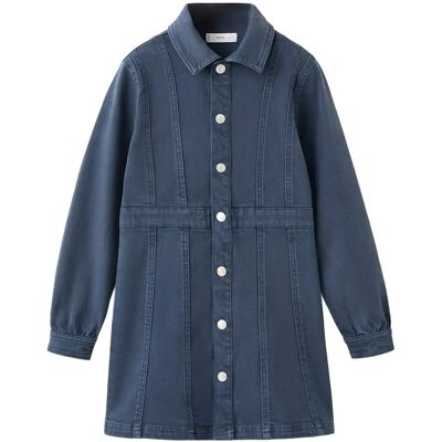 Mango Short Denim Dress 134 Navy 134 Mango Short Denim Dress 134 Navy 134
