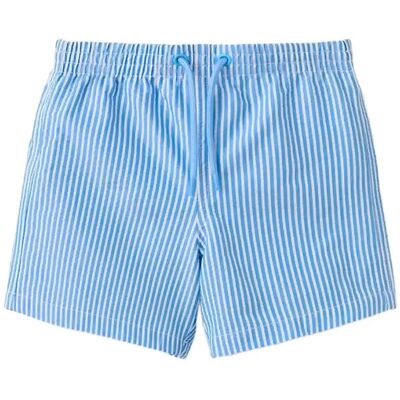 Mango Striped Drawstring Swimsuit 12-18M Blue 12-18M Mango Striped Drawstring Swimsuit 12-18M Blue 12-18M