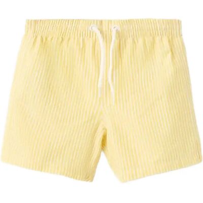 Mango Striped Drawstring Swimsuit 12-18M Yellow 12-18M Mango Striped Drawstring Swimsuit 12-18M Yellow 12-18M