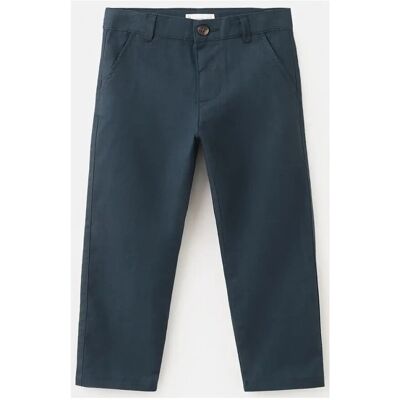 Mango Straight Linen-Blend Trousers 12-18M Navy 12-18M Mango Straight Linen-Blend Trousers 12-18M Navy 12-18M