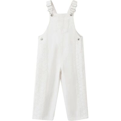 Mango Embroidered Denim Dungarees 12-18M White 12-18M Mango Embroidered Denim Dungarees 12-18M White 12-18M