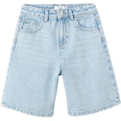 Mango Baggy Denim Bermudas 116 Blue 116 Mango Baggy Denim Bermudas 116 Blue 116
