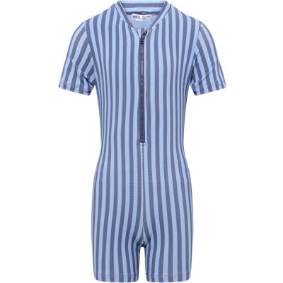 Mango Striped Swimsuit Jumpsuit 9-18M Blue 9-18M Mango Striped Swimsuit Jumpsuit 9-18M Blue 9-18M