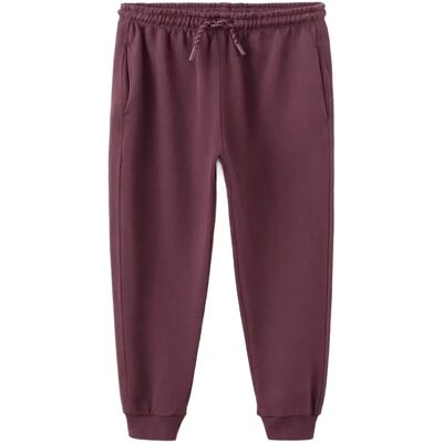 Mango Cotton Jogger-Style Trousers 12-18M Burgundy 12-18M Mango Cotton Jogger-Style Trousers 12-18M Burgundy 12-18M