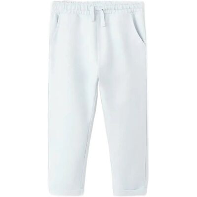 Mango Cotton Drawstring Joggers 12-18M Blue 12-18M Mango Cotton Drawstring Joggers 12-18M Blue 12-18M