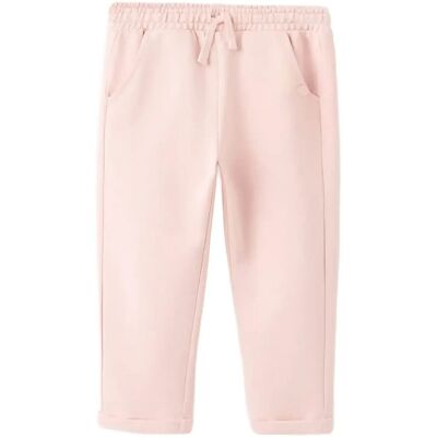 Mango Cotton Drawstring Joggers 12-18M Pink 12-18M Mango Cotton Drawstring Joggers 12-18M Pink 12-18M