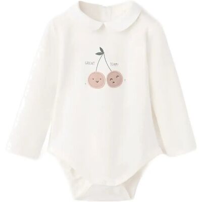 Mango Printed Cotton Body 9-12M White 9-12M Mango Printed Cotton Body 9-12M White 9-12M