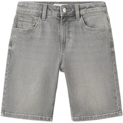 Mango Straight-Fit Denim Bermuda Shorts 152 Grey 152 Mango Straight-Fit Denim Bermuda Shorts 152 Grey 152