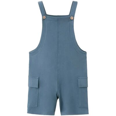 Mango Cotton Dungarees With Cargo Pockets 12-18M Blue 12-18M Mango Cotton Dungarees With Cargo Pockets 12-18M Blue 12-18M