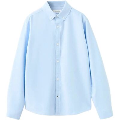 Mango Oxford Cotton Shirt 134 Blue 134 Mango Oxford Cotton Shirt 134 Blue 134
