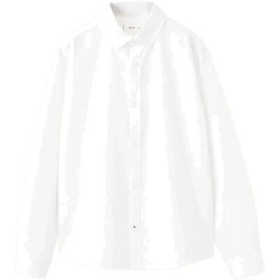 Mango Oxford Cotton Shirt 116 White 116 Mango Oxford Cotton Shirt 116 White 116