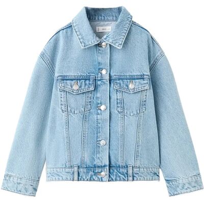 Mango Basic Denim Jacket 134 Blue 134 Mango Basic Denim Jacket 134 Blue 134