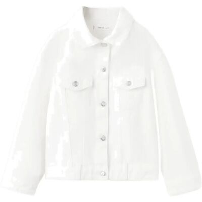 Mango Basic Denim Jacket 134 White 134 Mango Basic Denim Jacket 134 White 134