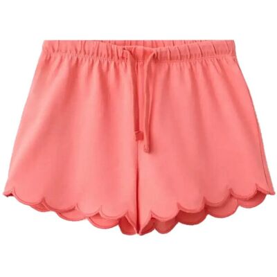 Mango Cotton Shorts With Scalloped Details 5-6 Coral 5-6 Mango Cotton Shorts With Scalloped Details 5-6 Coral 5-6