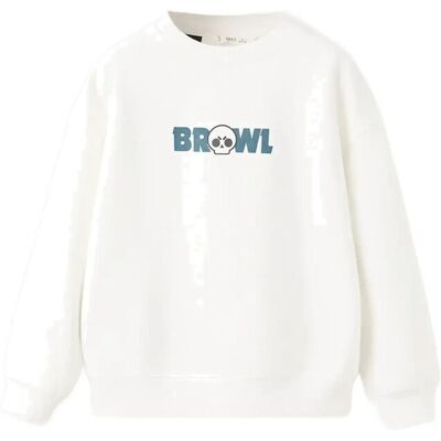 Mango Brawl Stars Sweatshirt 9-10 White 9-10 Mango Brawl Stars Sweatshirt 9-10 White 9-10