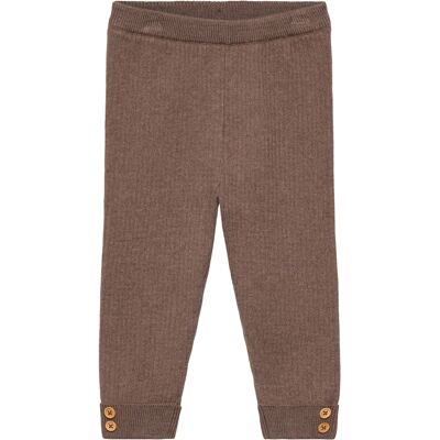 Mango Ribbed Knitted Leggings 1-3M Brown 1-3M Mango Ribbed Knitted Leggings 1-3M Brown 1-3M