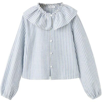 Mango Babydoll Stripe Shirt 122 Blue 122 Mango Babydoll Stripe Shirt 122 Blue 122