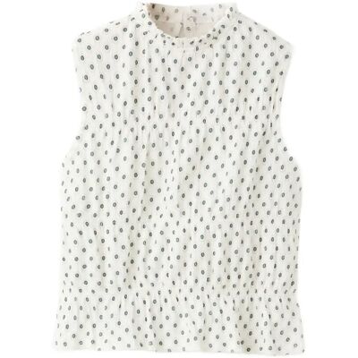 Mango Printed Top 9-10 White 9-10 Mango Printed Top 9-10 White 9-10