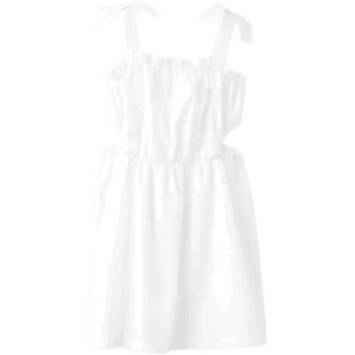 Mango Cotton Cut-Out Dress 11-12 White 11-12 Mango Cotton Cut-Out Dress 11-12 White 11-12