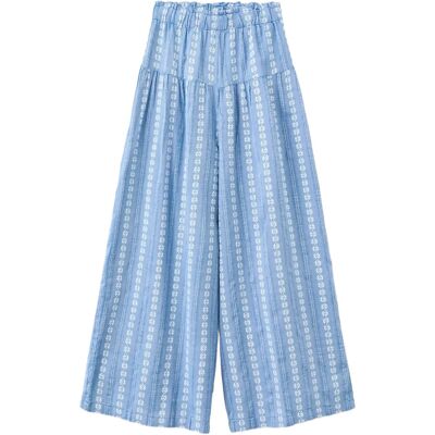 Mango Printed Culotte Trousers 11-12 Blue 11-12 Mango Printed Culotte Trousers 11-12 Blue 11-12