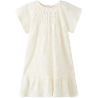 Mango Flowy Dress With Embroidered Details 12-18M Cream 12-18M Mango Flowy Dress With Embroidered Details 12-18M Cream 12-18M