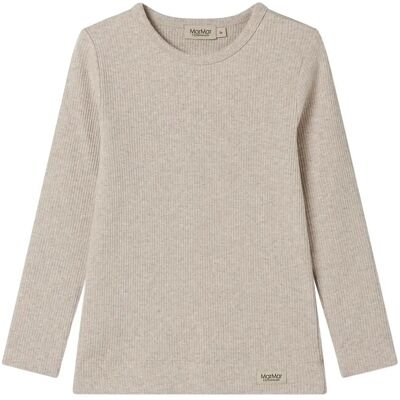 MarMar Copenhagen Plain Tee Ls 98 Beige 98 MarMar Copenhagen Plain Tee Ls 98 Beige 98