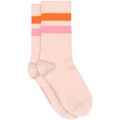 Melton Sporty Stripe Socks 23/26 Pink 23/26 Melton Sporty Stripe Socks 23/26 Pink 23/26