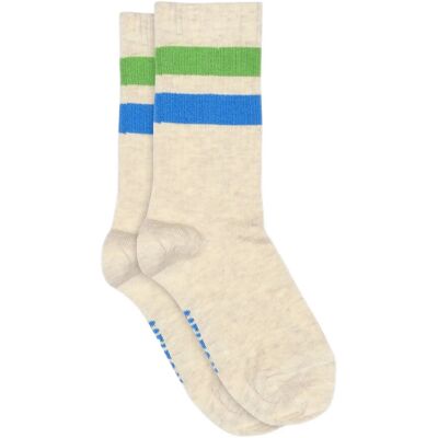 Melton Sporty Stripe Socks 23/26 Beige 23/26 Melton Sporty Stripe Socks 23/26 Beige 23/26