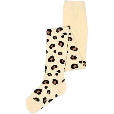 Melton Leopard Tights 80/86 Cream 80/86 Melton Leopard Tights 80/86 Cream 80/86