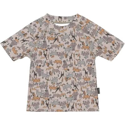 mikk-line Swim Shirt Uv Aop, Grs 86/92CM Cream 86/92CM mikk-line Swim Shirt Uv Aop, Grs 86/92CM Cream 86/92CM