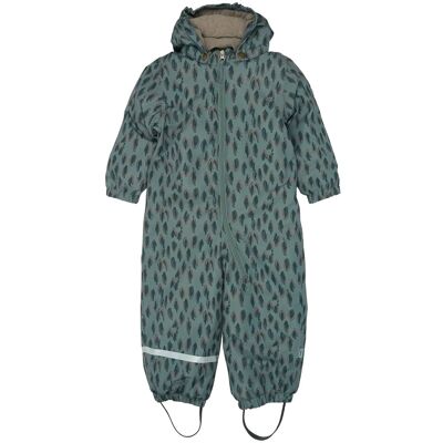 mikk-line Snow Suit Aop 134 Green 134 mikk-line Snow Suit Aop 134 Green 134