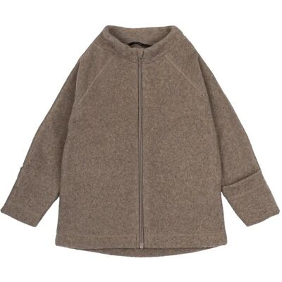 mikk-line Cotton Fleece Baby Jacket 62 Brown 62 mikk-line Cotton Fleece Baby Jacket 62 Brown 62