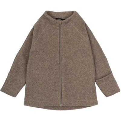 mikk-line Cotton Fleece Jacket 116 Brown 116 mikk-line Cotton Fleece Jacket 116 Brown 116